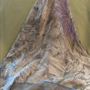 Ellen Tracy Textured Gray Scarf